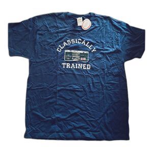 Vintage 2004 Nintendo Promo Shirt Classically Trained NES Official NWT XL